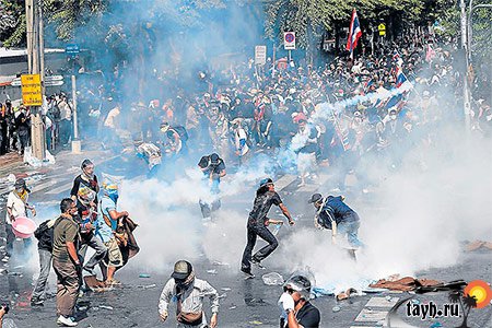 32 день протестов в Бангкоке