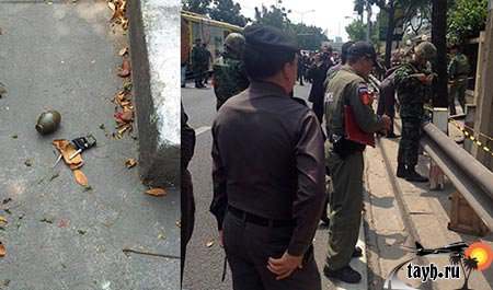 В Бангкоке бросают гранаты