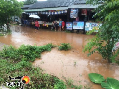 Сильные и долгие дожди по всему Таиланду