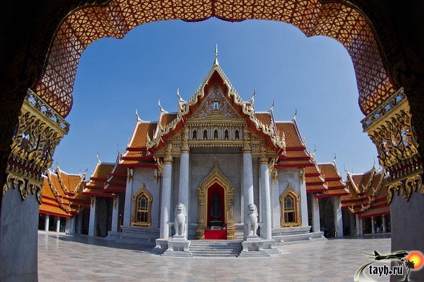 Достопримечательности Бангкока.Ват Бентямабопхит.Wat Benchamabophit. Мраморный храм