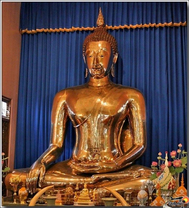 Достопримечательности Бангкока.Храм Золотого Будды .Golden Buddha Temple.Wat Trai Mit.
