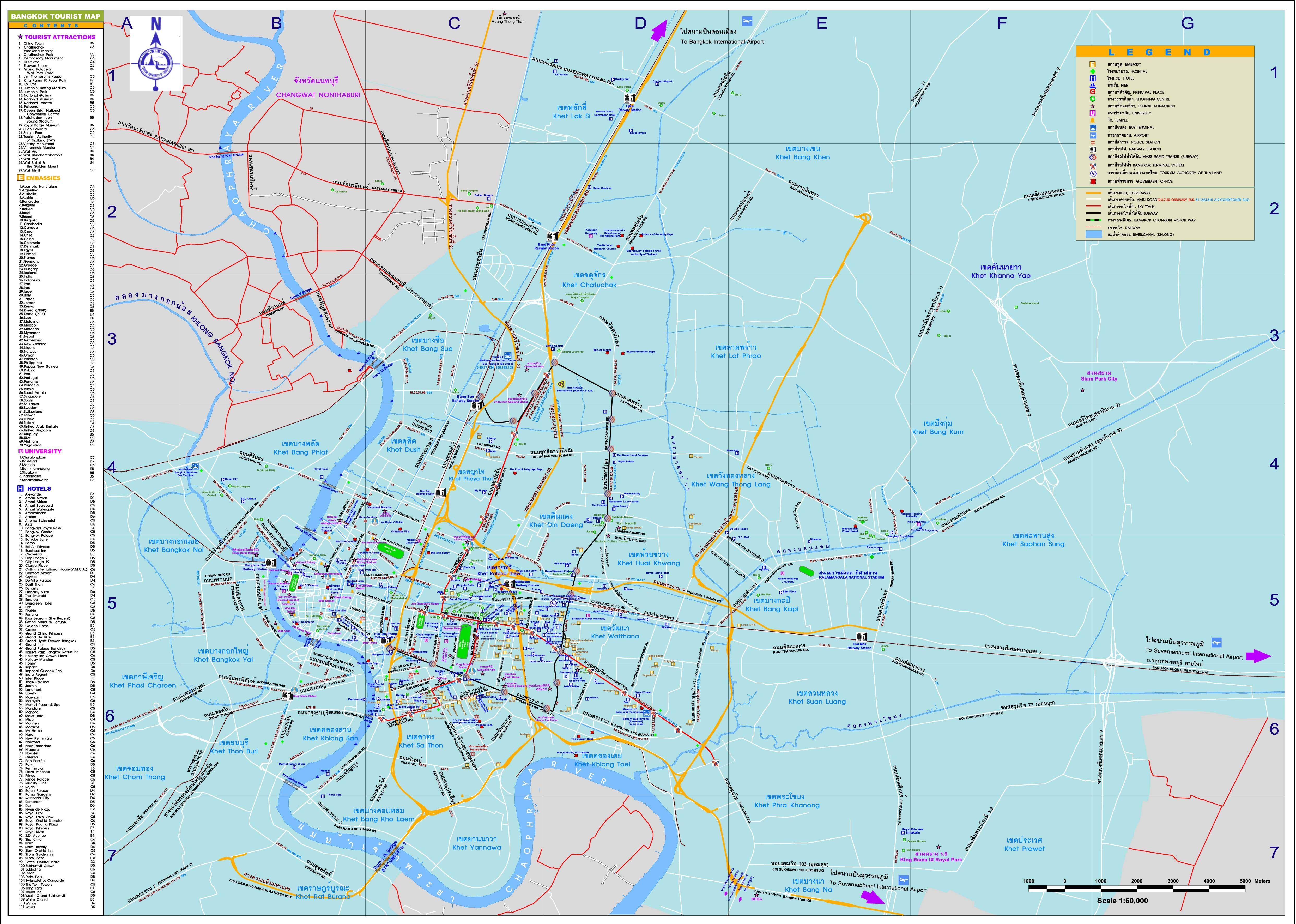 Ближайший бангкока. Бангкок на карте. Бангкок Таиланд на карте. Карта метро Бангкока с достопримечательностями. Достопримечательности Бангкока на карте.