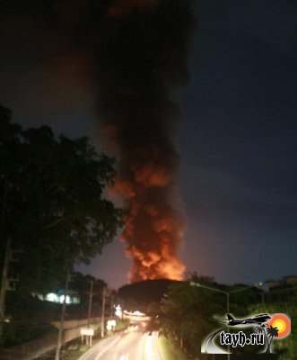 пожар на Пхукете Тайланд