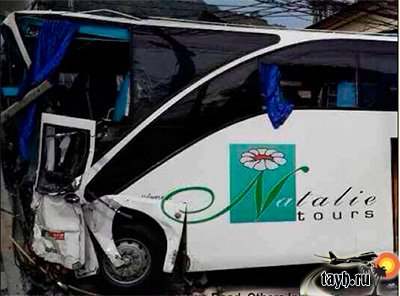 Авария автобуса на Пхукете (фото и видео)