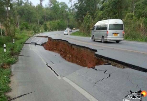 землетрясение Тайланд фото
