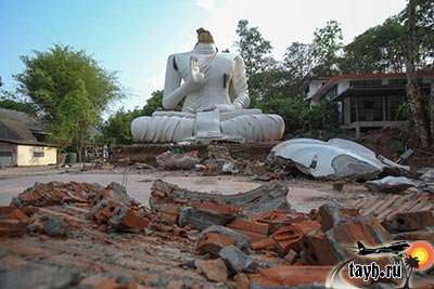 Землетрясение в Тайланде продолжается