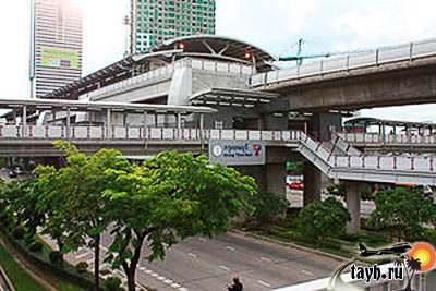 Остановка Бангкокского метро.