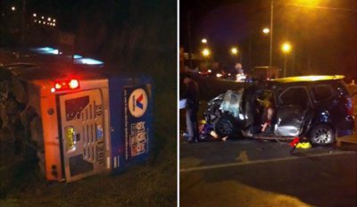 Авария пассажирского автобуса
