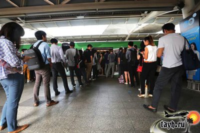 Неисправность в метро Бангкока