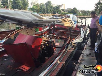 Взрыв в речном трамвае Бангкока