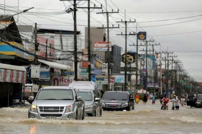 наводнение в Таиланде январь 2017
