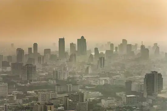 Воздух в Бангкоке запылён