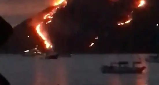 Лесной пожар на Пхукете