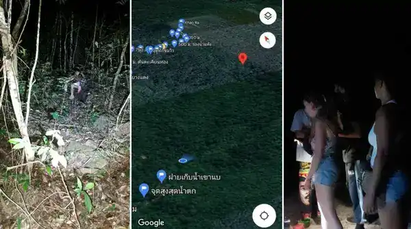 Три иностранных туриста заблудились в джунглях острова Пханган