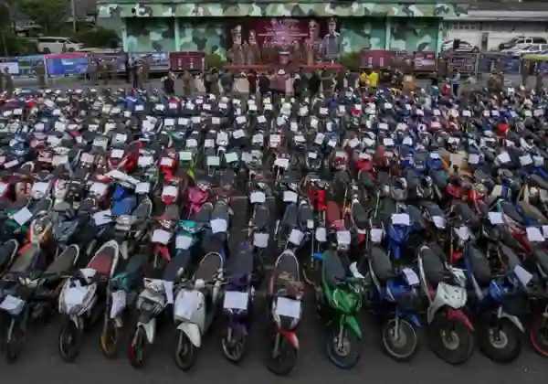 Уличные гонки в Таиланде