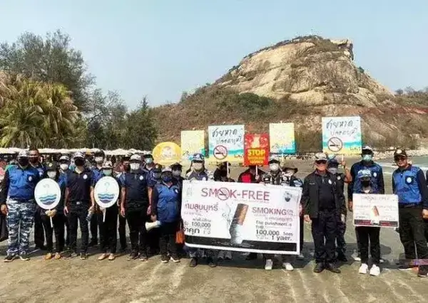 Кампания против курения и медуз в Хуа Хин